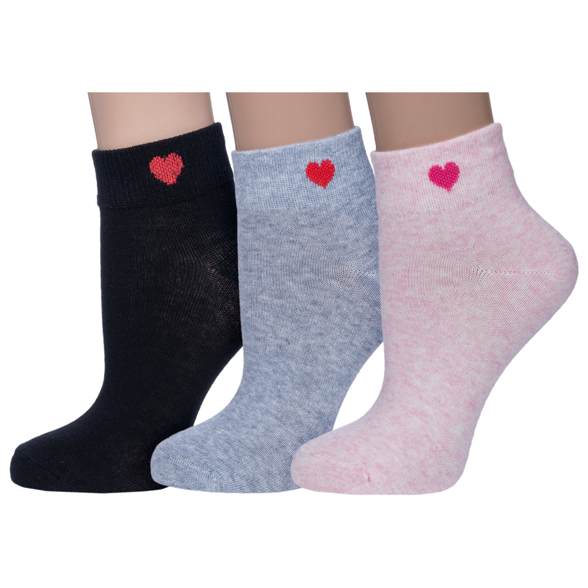 Комплект носков женских НАШЕ 3-422С40 разноцветных 25
