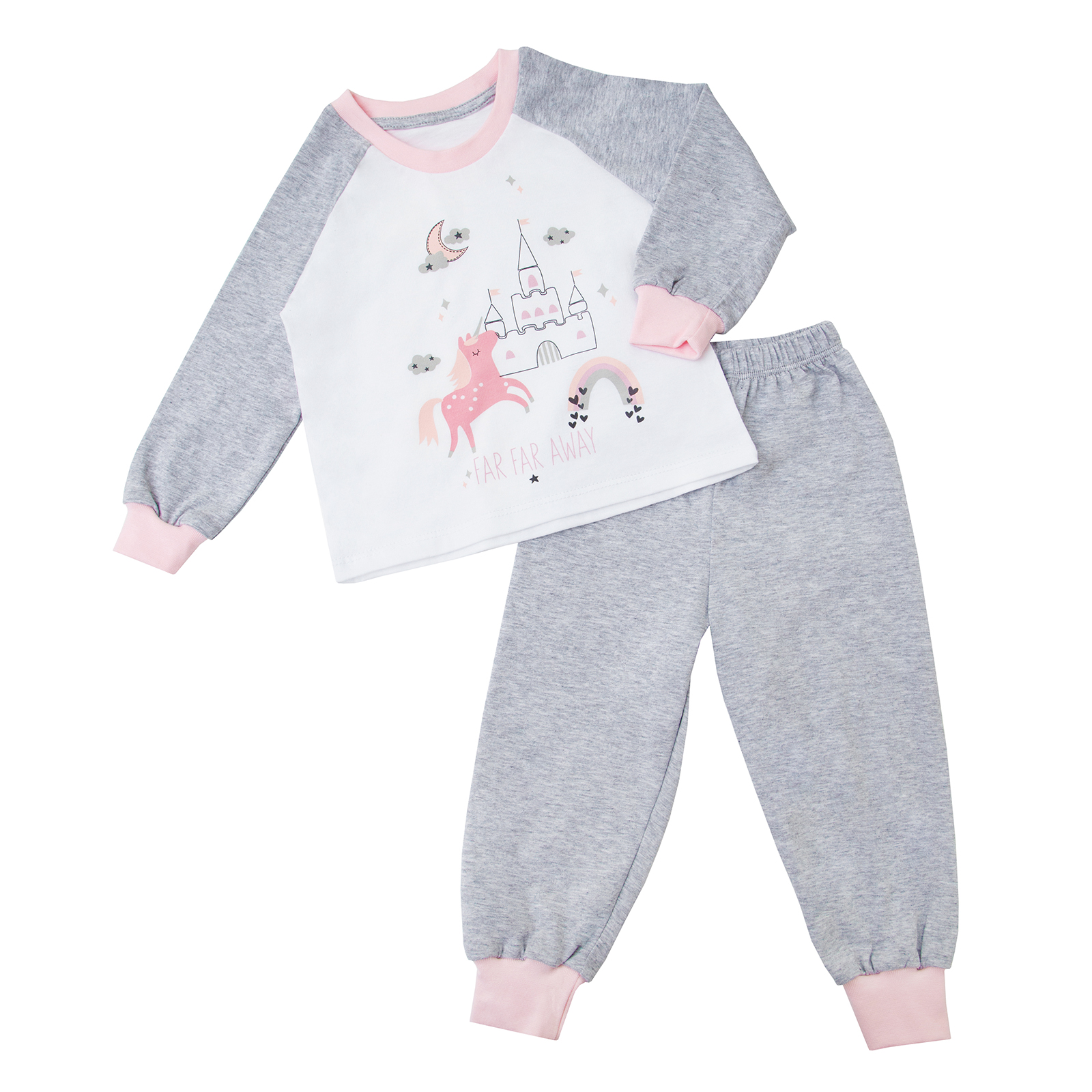 

Пижама детская Amarobaby AB-OD21-S11 цвет серый размер 104, AB-OD21-S11