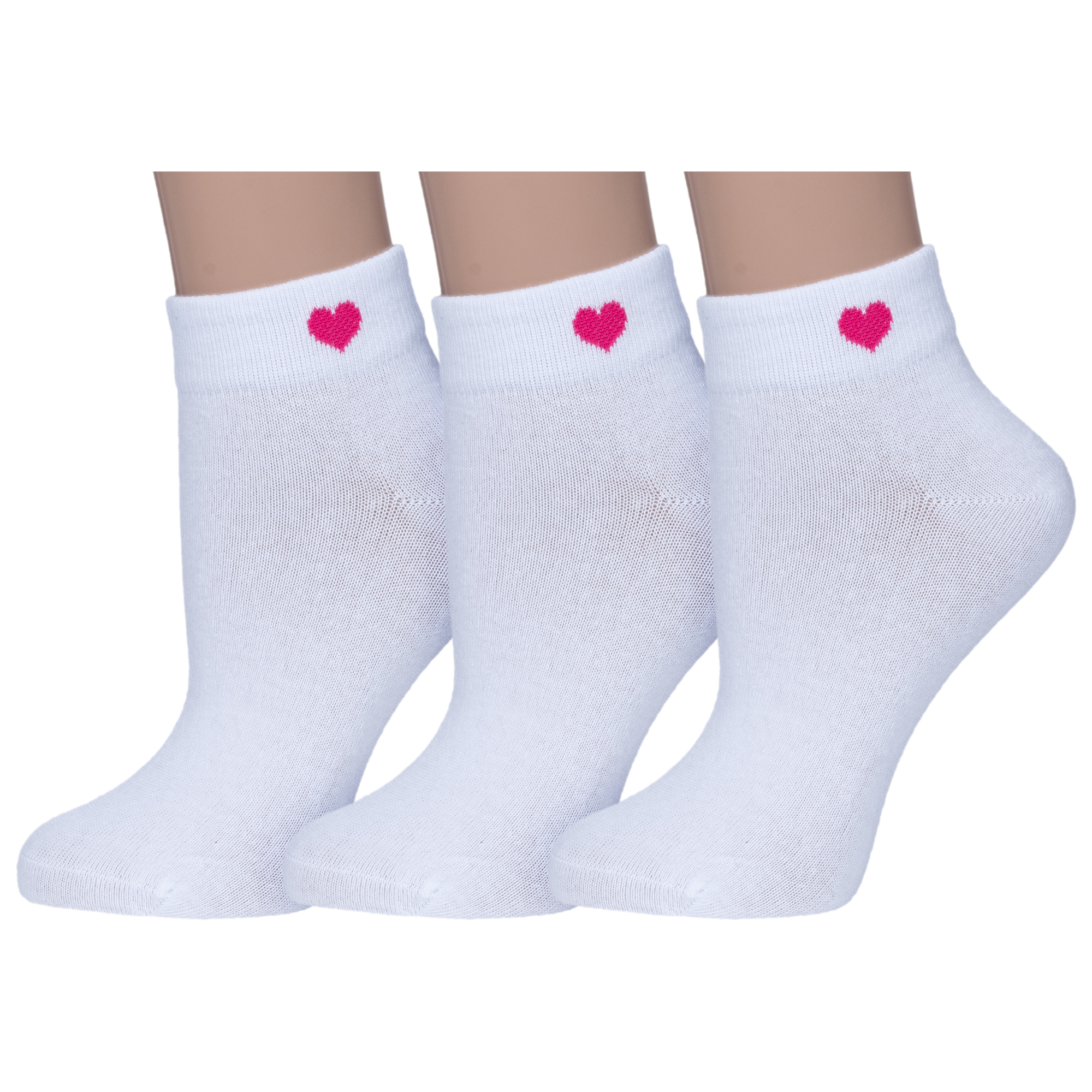 Комплект носков женских НАШЕ 3-422С40 белых 23