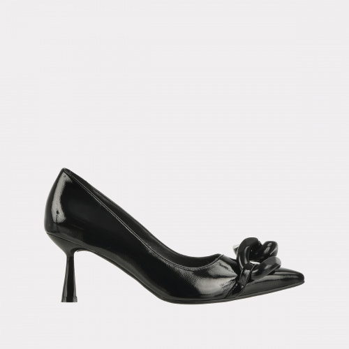 Туфли женские Versiya shop F2687-Q8382 черные 37 RU