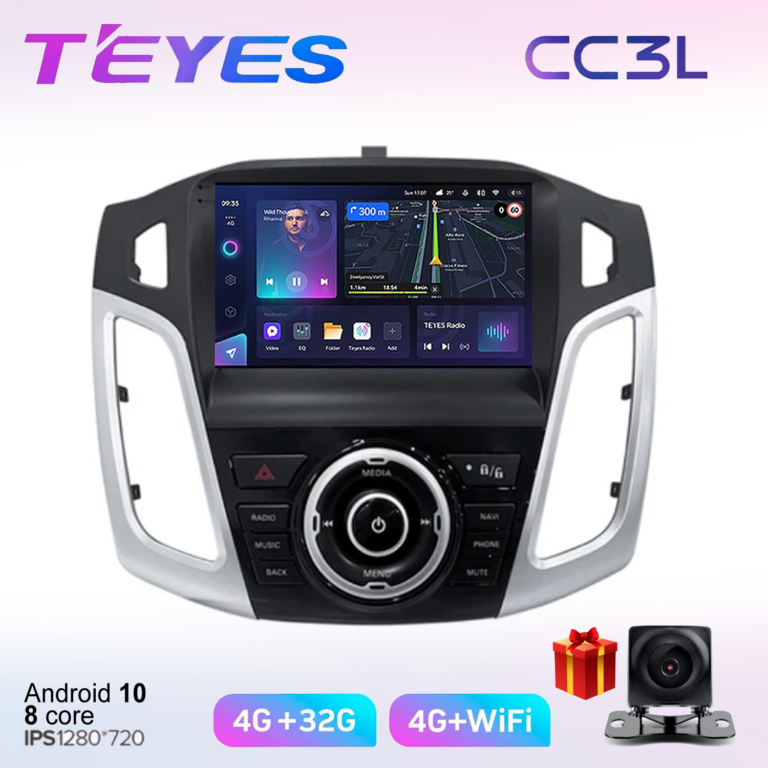 

Автомобильная магнитола Teyes cc3L700443 штатная в штатное место, CC3L