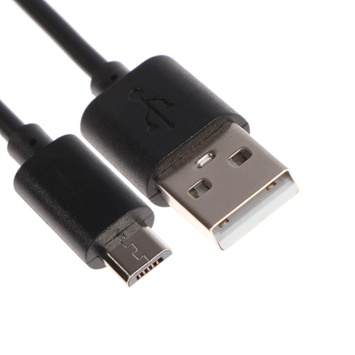 фото Кабель maxvi mc-01 micro usb - usb, 2 а, 1 м, pvc оплетка, черный