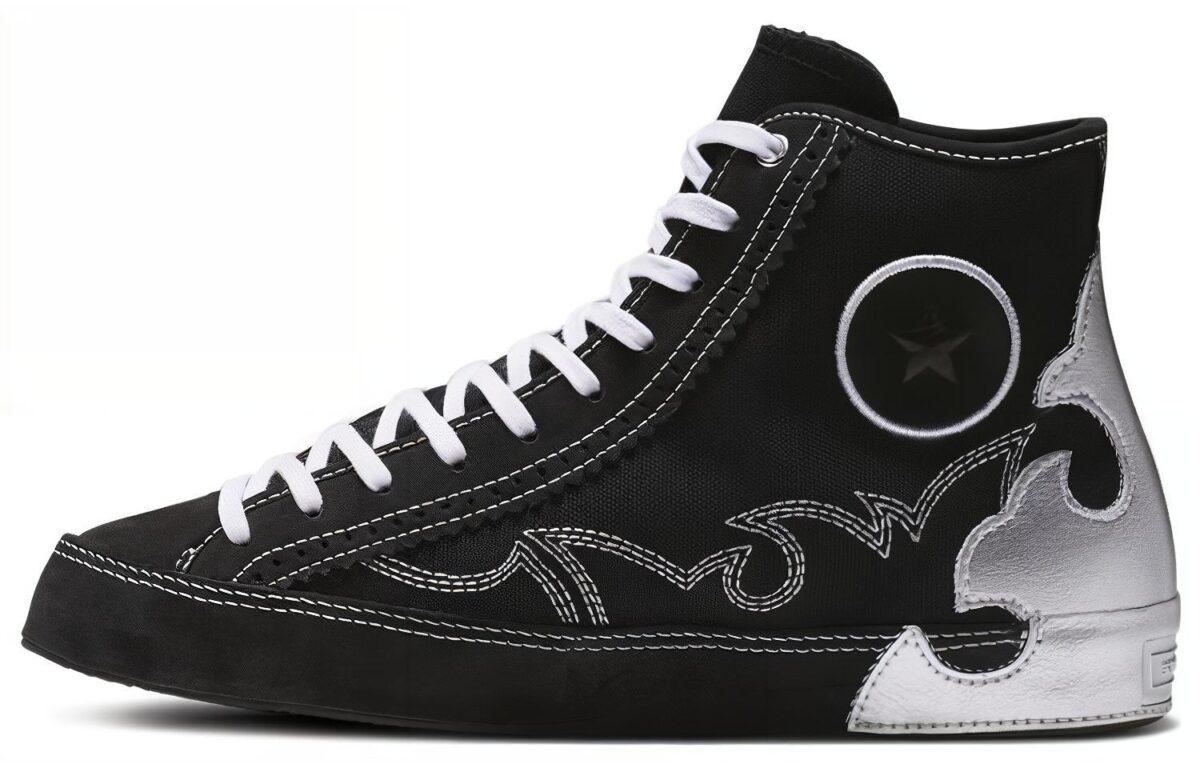 

Кеды унисекс Converse All Star Sasha черные 40.5 EU, Черный, All Star Sasha