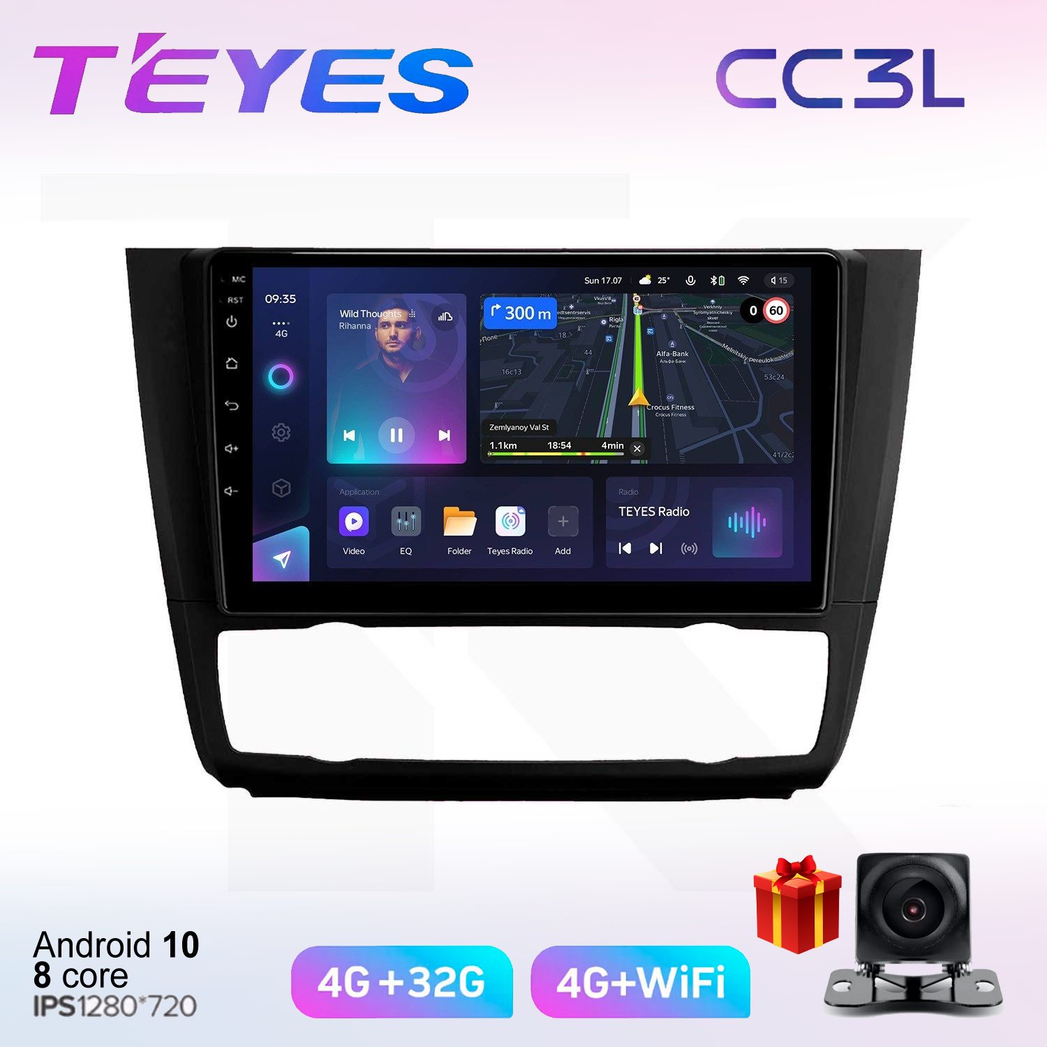 

Автомобильная магнитола Teyes cc3L7000511 штатная в штатное место, CC3L