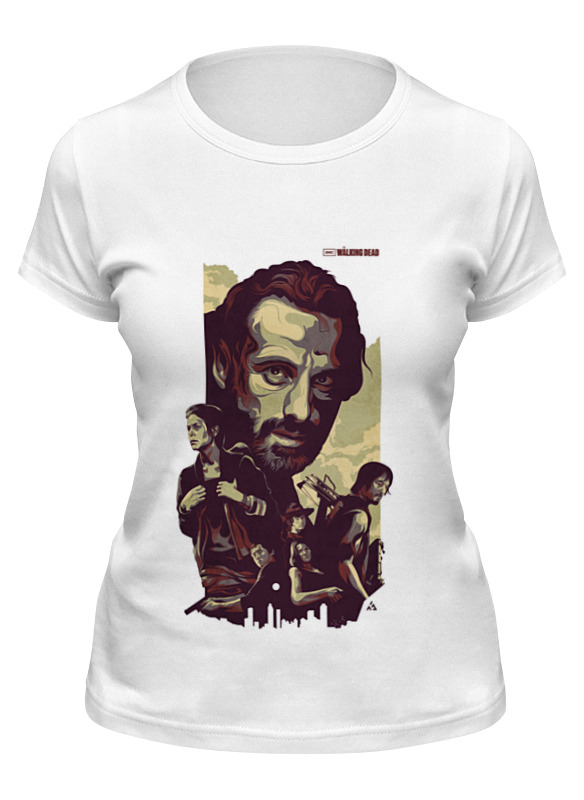 

Футболка женская Printio The walking dead белая XL, Белый, The walking dead