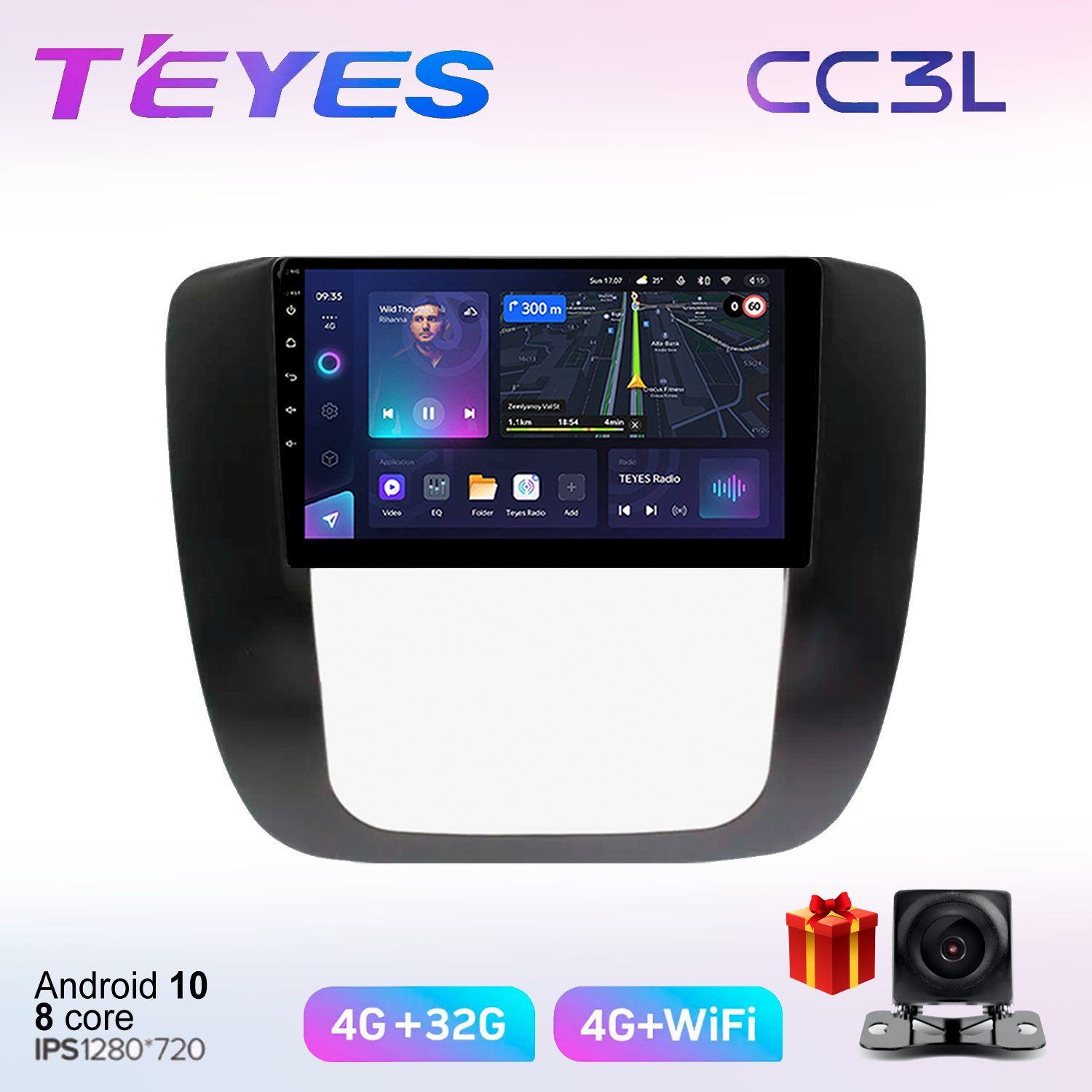 

Автомобильная магнитола Teyes cc3L7001731 штатная в штатное место, CC3L