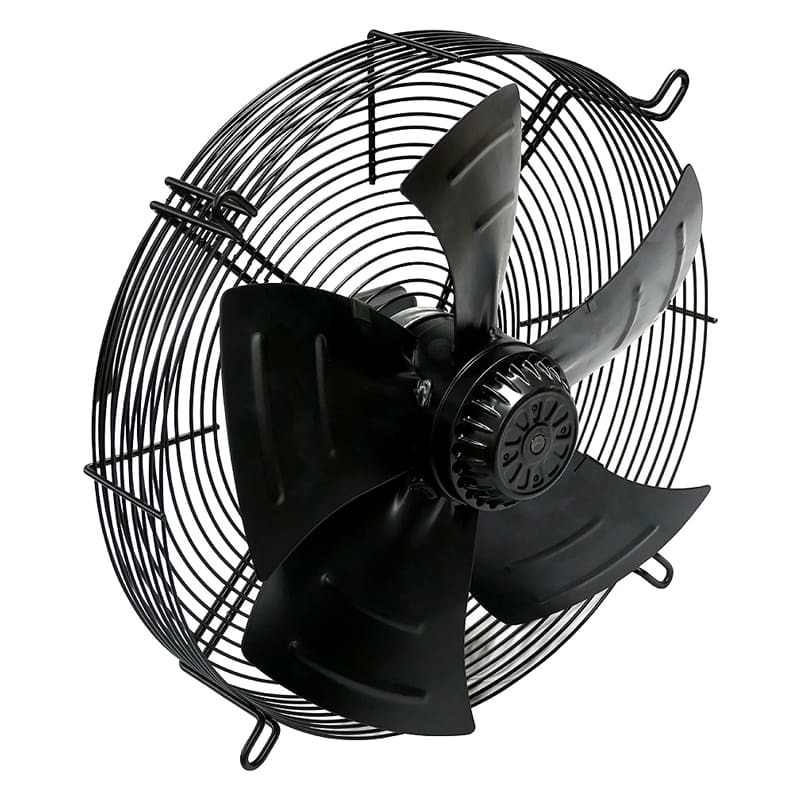 Осевой вентилятор с защитной решеткой (Axial fans) всасывание Ровен YWF(K)4E-450-Z