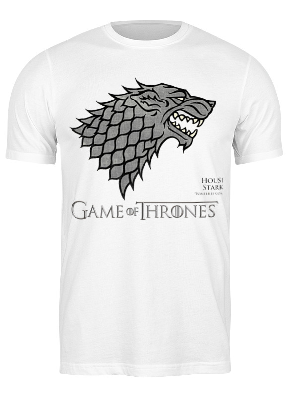 

Футболка мужская Printio Game of thrones белая XL, Game of thrones