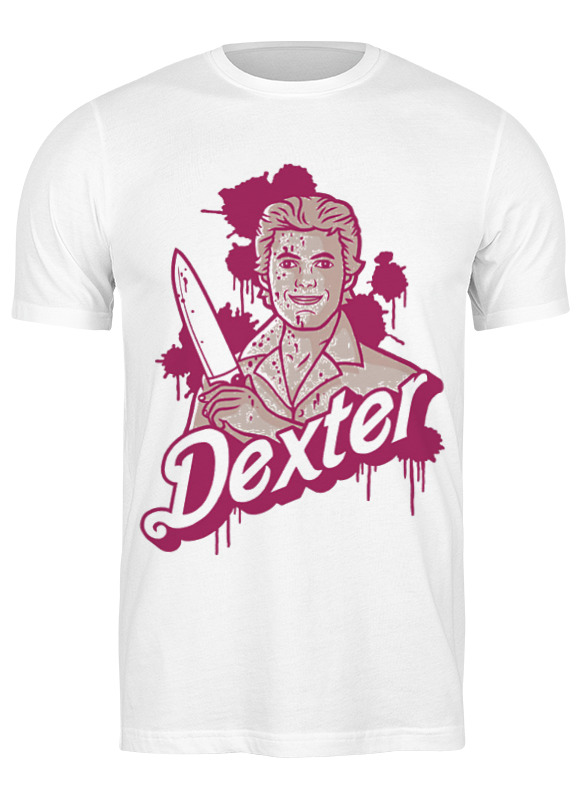 

Футболка мужская Printio Dexter белая XL, Белый, Dexter