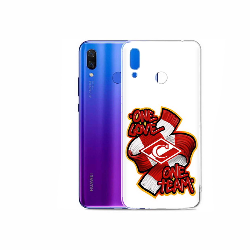 

Чехол MyPads Tocco для Honor Play ФК спарак 1 любовь, Прозрачный, Tocco