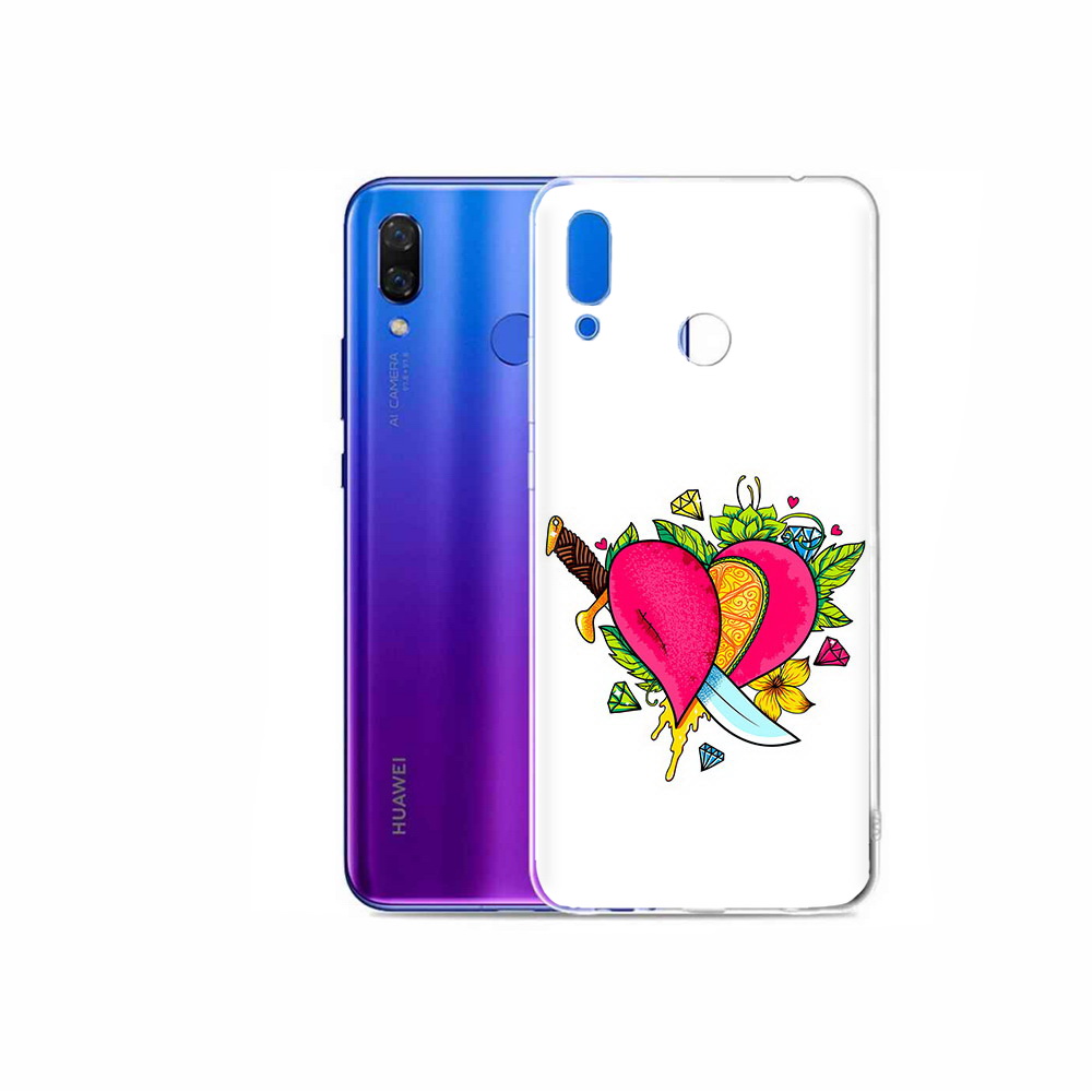 

Чехол MyPads Tocco для Honor Play Фруктовое сердце, Прозрачный, Tocco