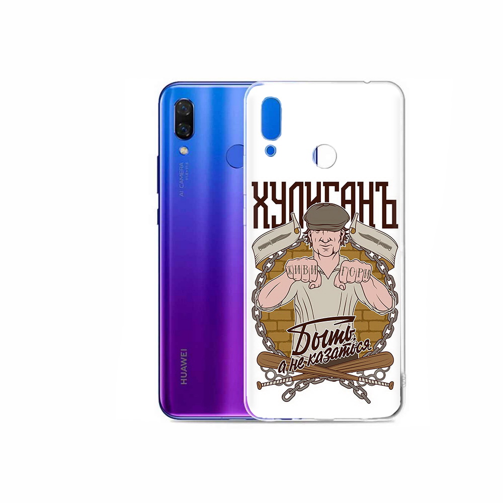 

Чехол MyPads Tocco для Honor Play Хулиган, Прозрачный, Tocco