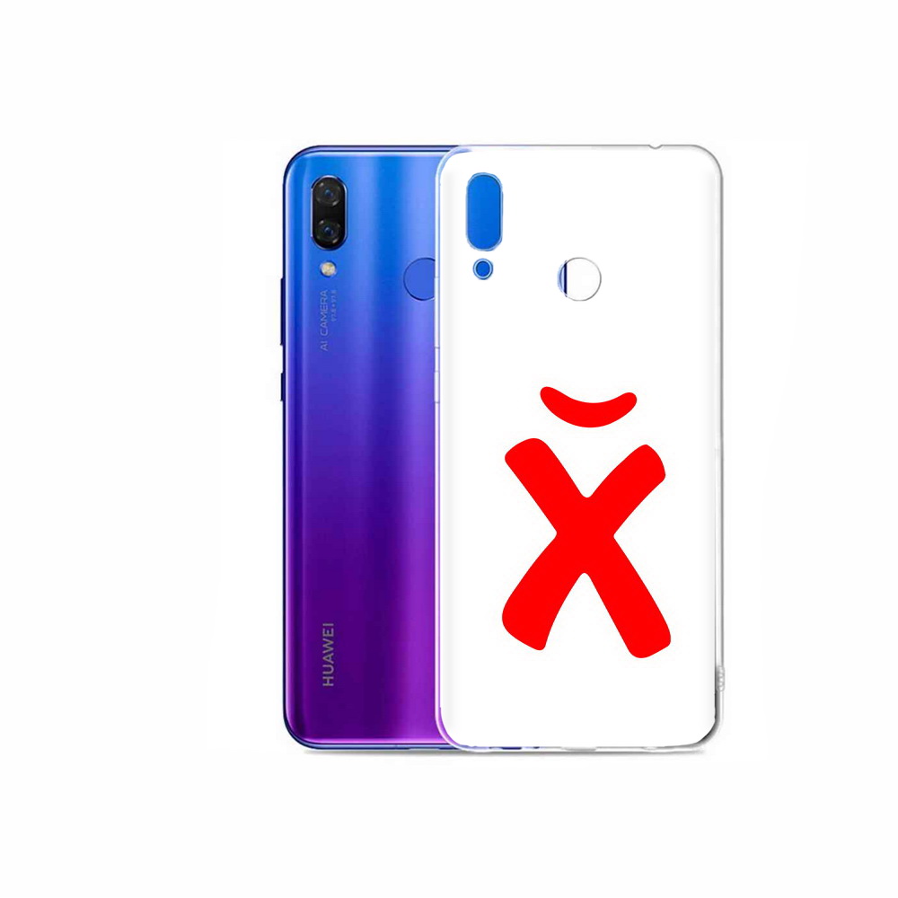 

Чехол MyPads Tocco для Honor Play абстракция буква х, Прозрачный, Tocco