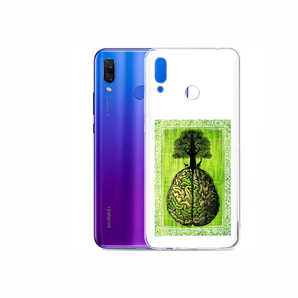 

Чехол MyPads Tocco для Honor Play абстракция здоровый мозг, Прозрачный, Tocco