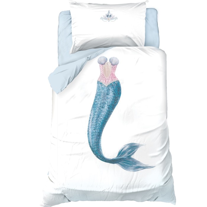 

Постельное белье "Этель" 1,5 сп Fairy mermaid 143х215 см, 150х214 см, 50х70 см -1 шт, 100%, Fairy mermaid