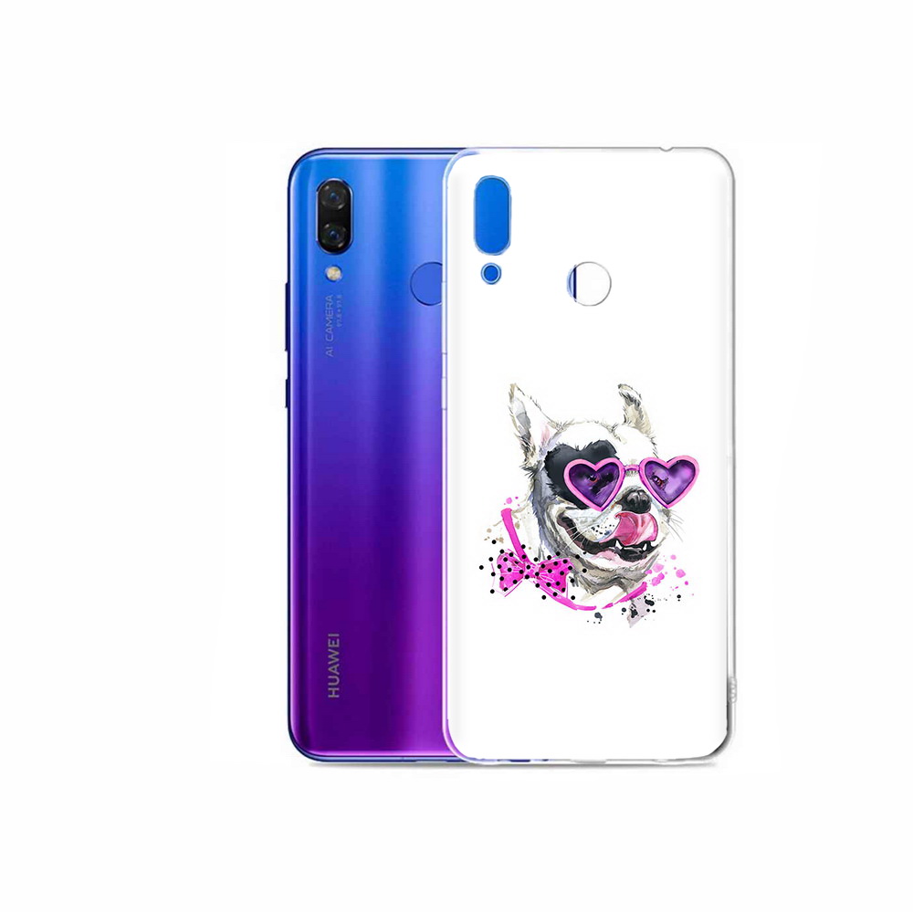 

Чехол MyPads Tocco для Honor Play акварельный пёс, Прозрачный, Tocco