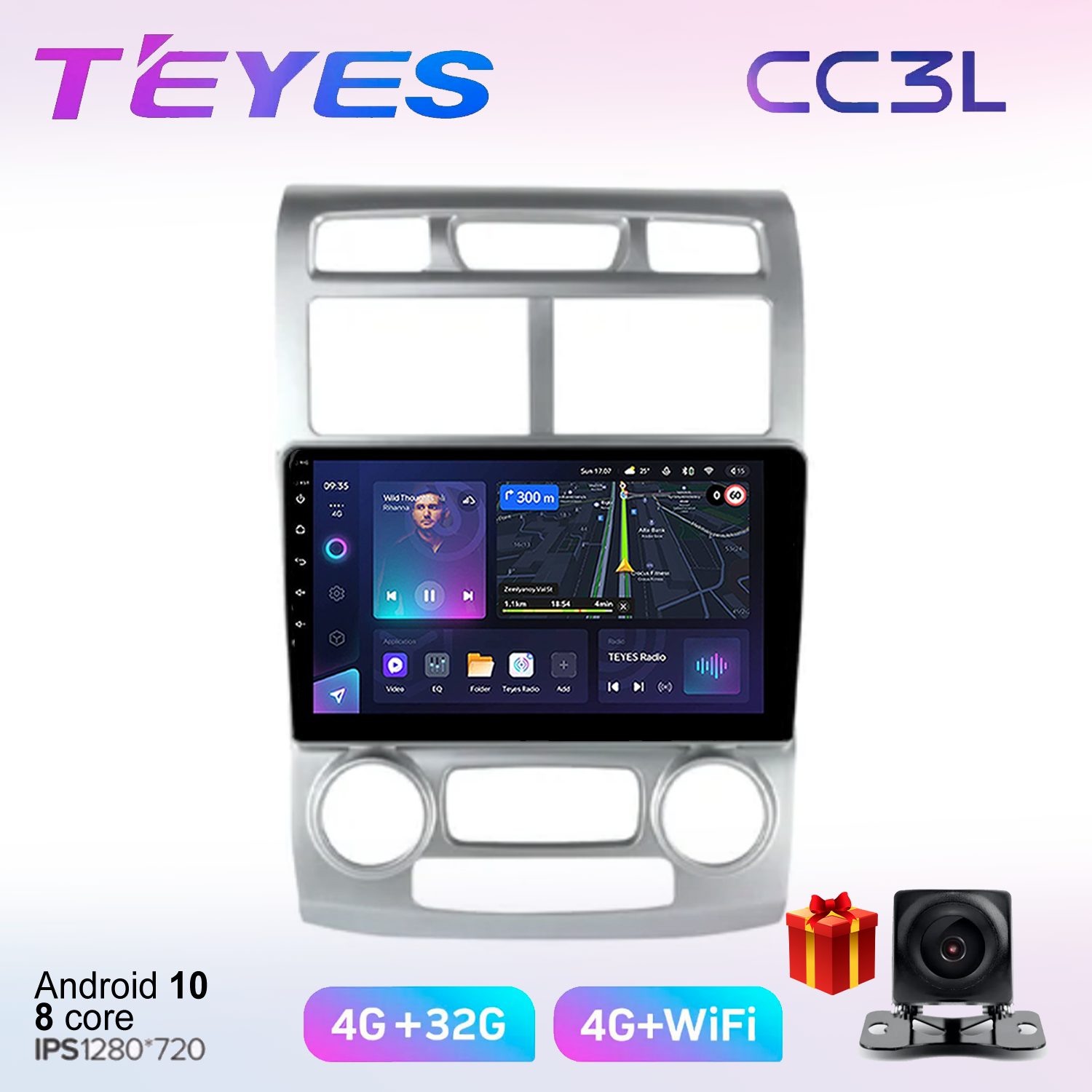 

Автомобильная магнитола Teyes cc3L7016031 штатная в штатное место, CC3L