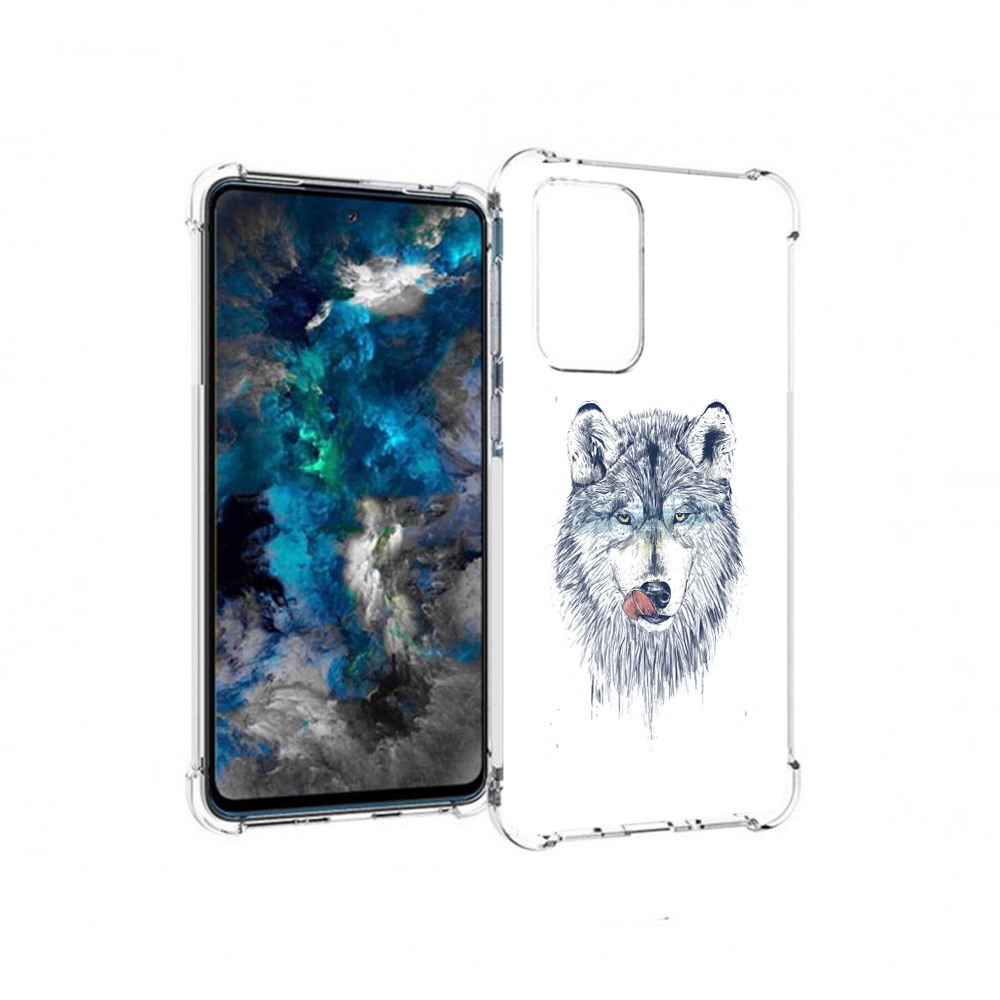 

Чехол MyPads Tocco для Samsung Galaxy A33 5G голодгый волк, Прозрачный, Tocco