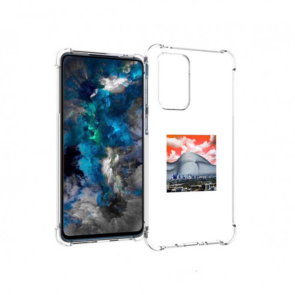 

Чехол MyPads Tocco для Samsung Galaxy A33 5G город с девушкой на фоне, Прозрачный, Tocco