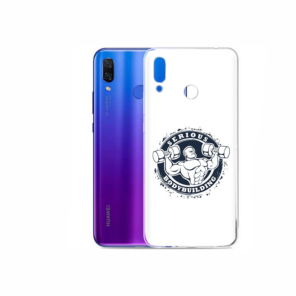 

Чехол MyPads Tocco для Honor Play бодибилдинг воля к победе, Прозрачный, Tocco