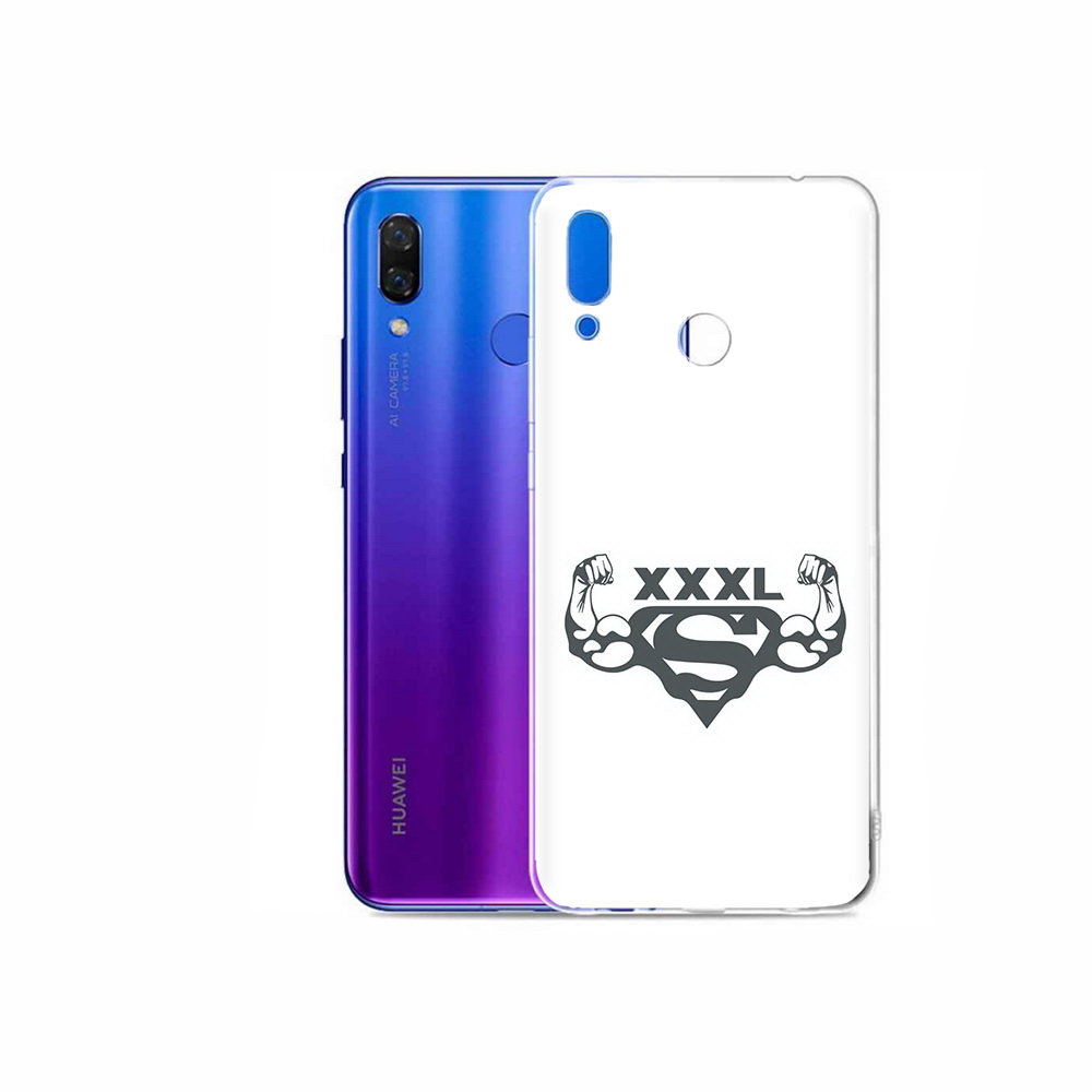 

Чехол MyPads Tocco для Honor Play бодибилдинг супермен, Прозрачный, Tocco