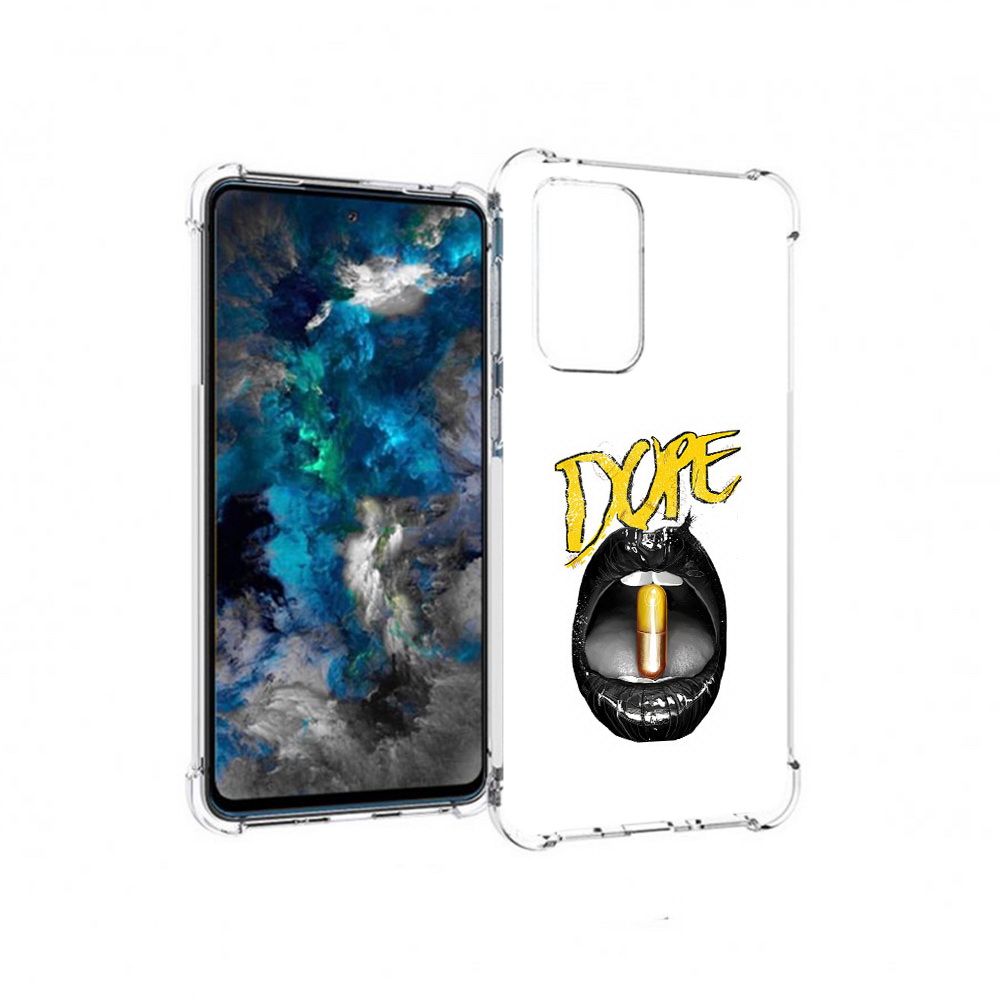 

Чехол MyPads Tocco для Samsung Galaxy A33 5G губы, Прозрачный, Tocco