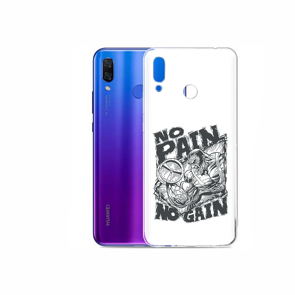 

Чехол MyPads Tocco для Honor Play бодибилдинг тяжелая работа, Прозрачный, Tocco