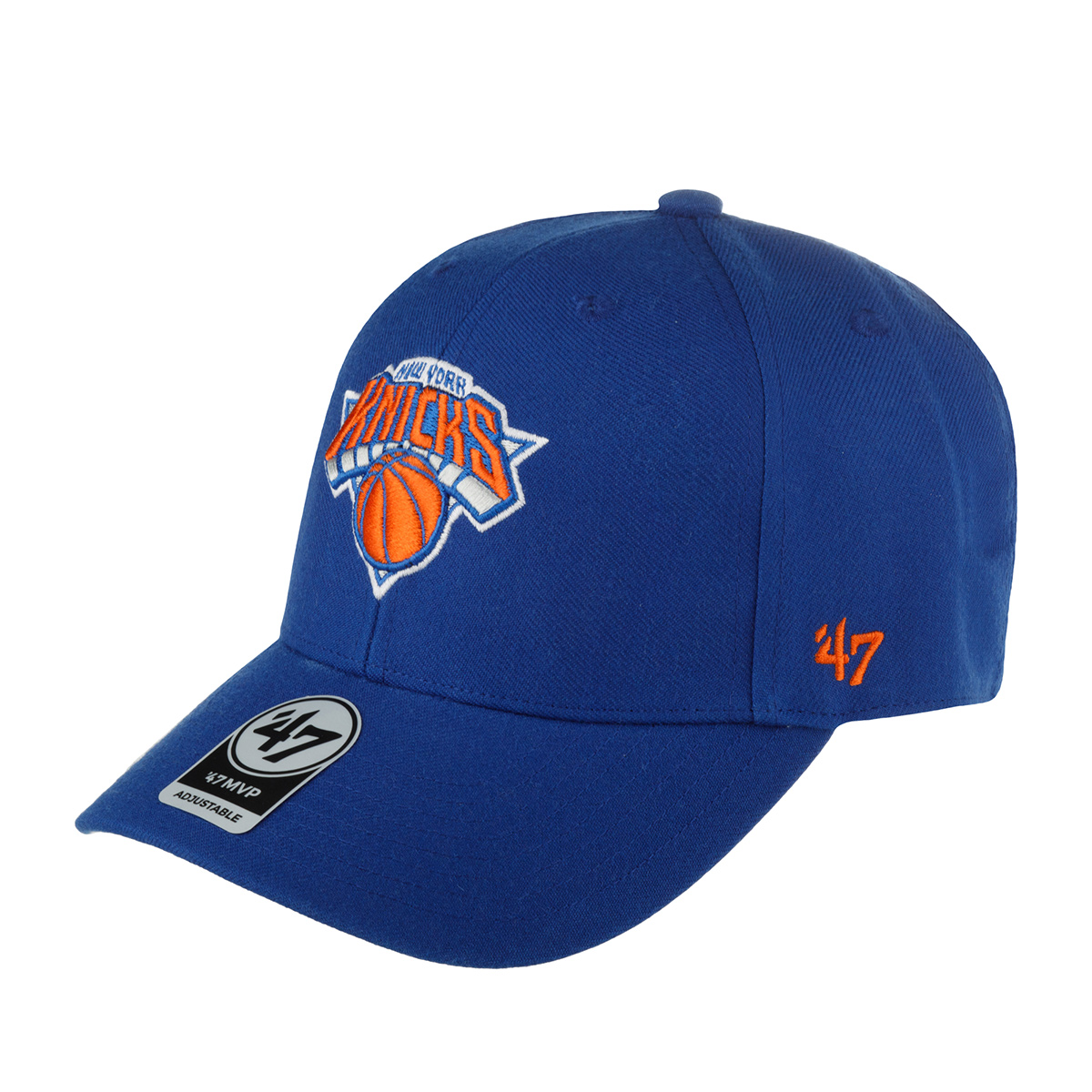 Бейсболка унисекс 47 BRAND K-MVP14WBV-RY New York Knicks NBA синяя, one size синий