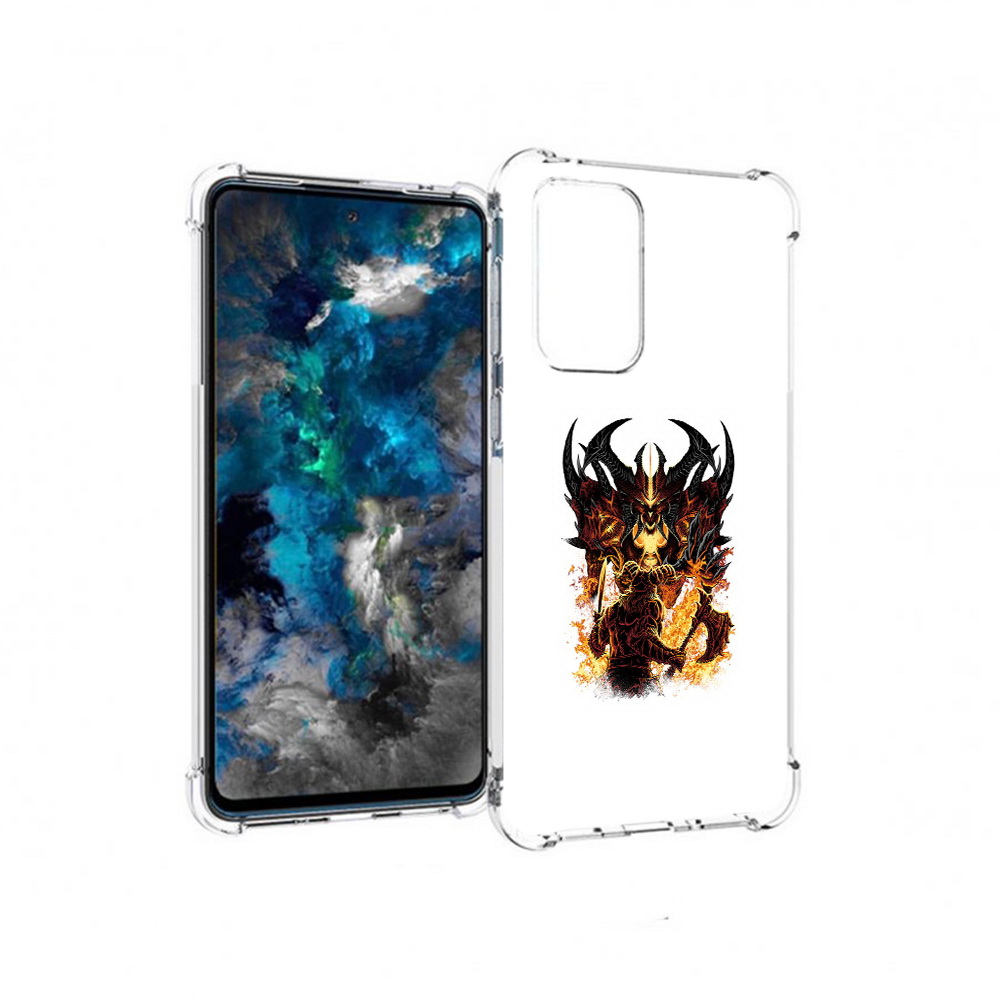 

Чехол MyPads Tocco для Samsung Galaxy A33 5G демон shadow fiend, Прозрачный, Tocco
