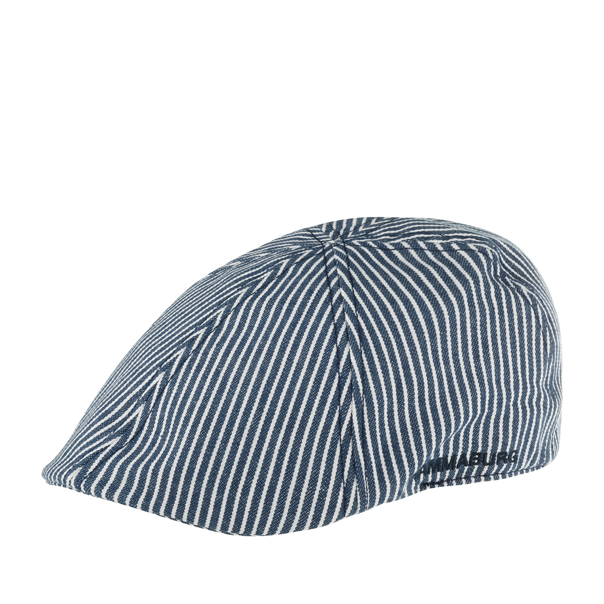 Кепка унисекс Hammaburg 6611707 DUCK CAP COTTON STRIPE синяя/белая, р.59