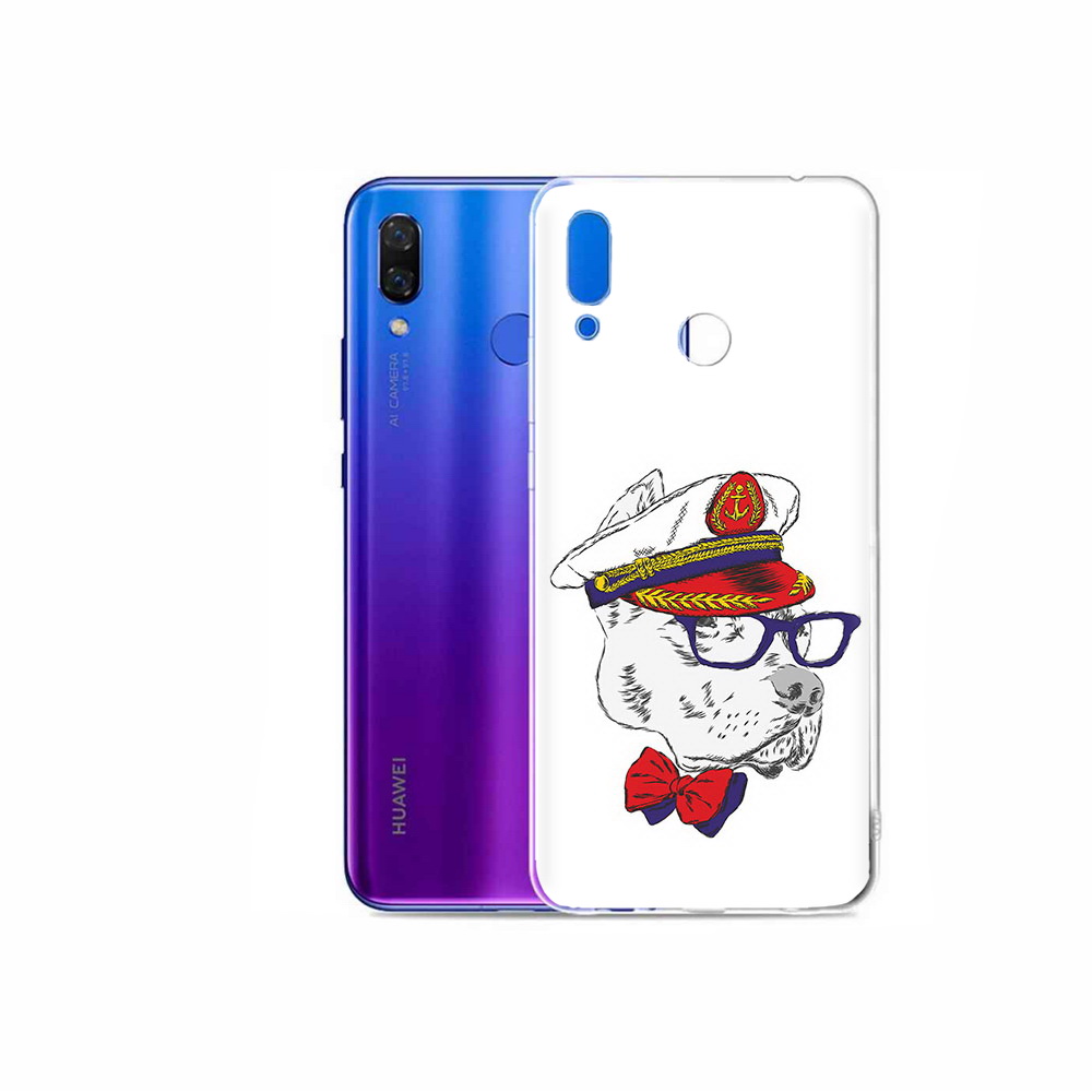 

Чехол MyPads Tocco для Honor Play бульдог, Прозрачный, Tocco