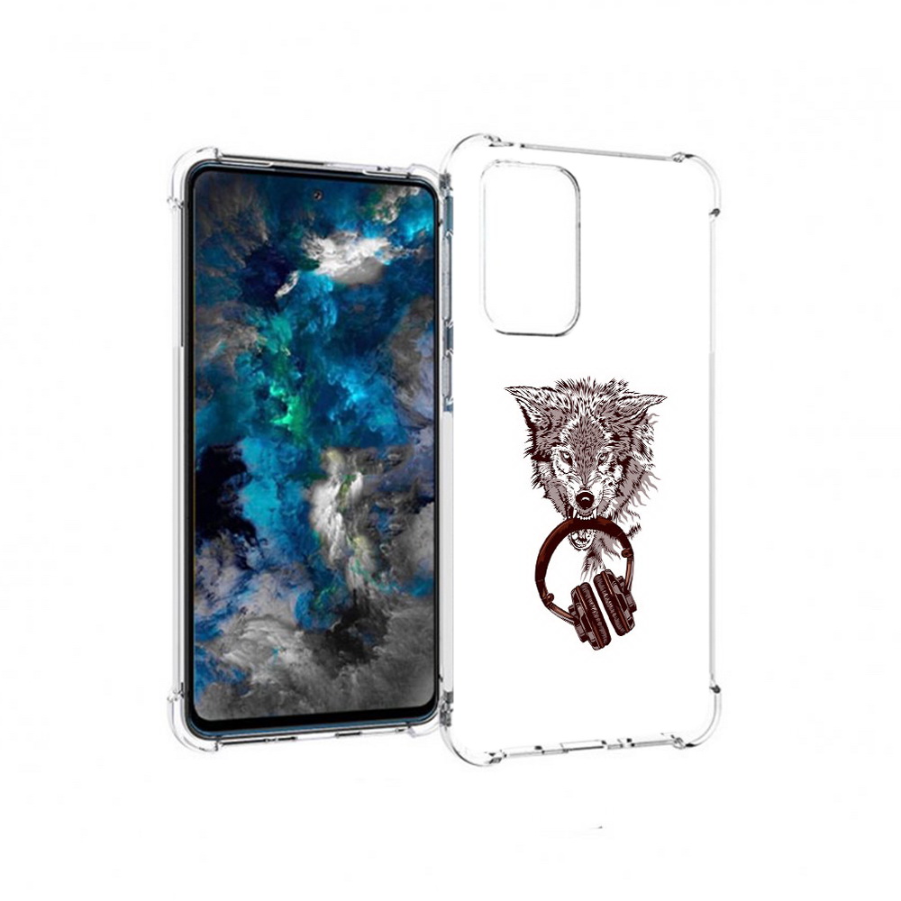 

Чехол MyPads Tocco для Samsung Galaxy A33 5G дикий волк, Прозрачный, Tocco