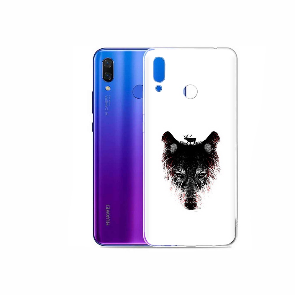 

Чехол MyPads Tocco для Honor Play волк в траве, Прозрачный, Tocco