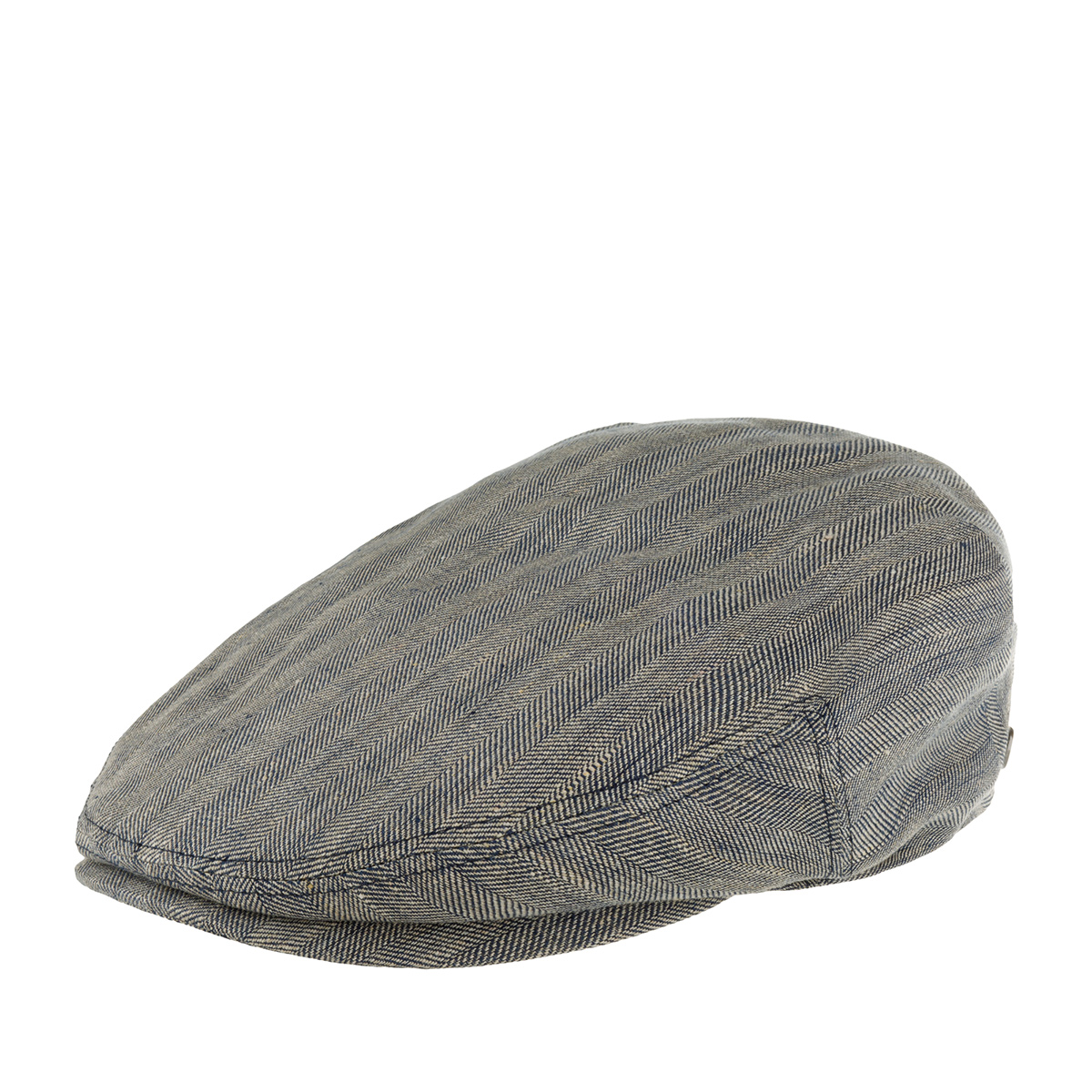 Кепка унисекс Lierys 6213504 DRIVER CAP LINEN HERRINGBONE бежевая/синяя, р.57