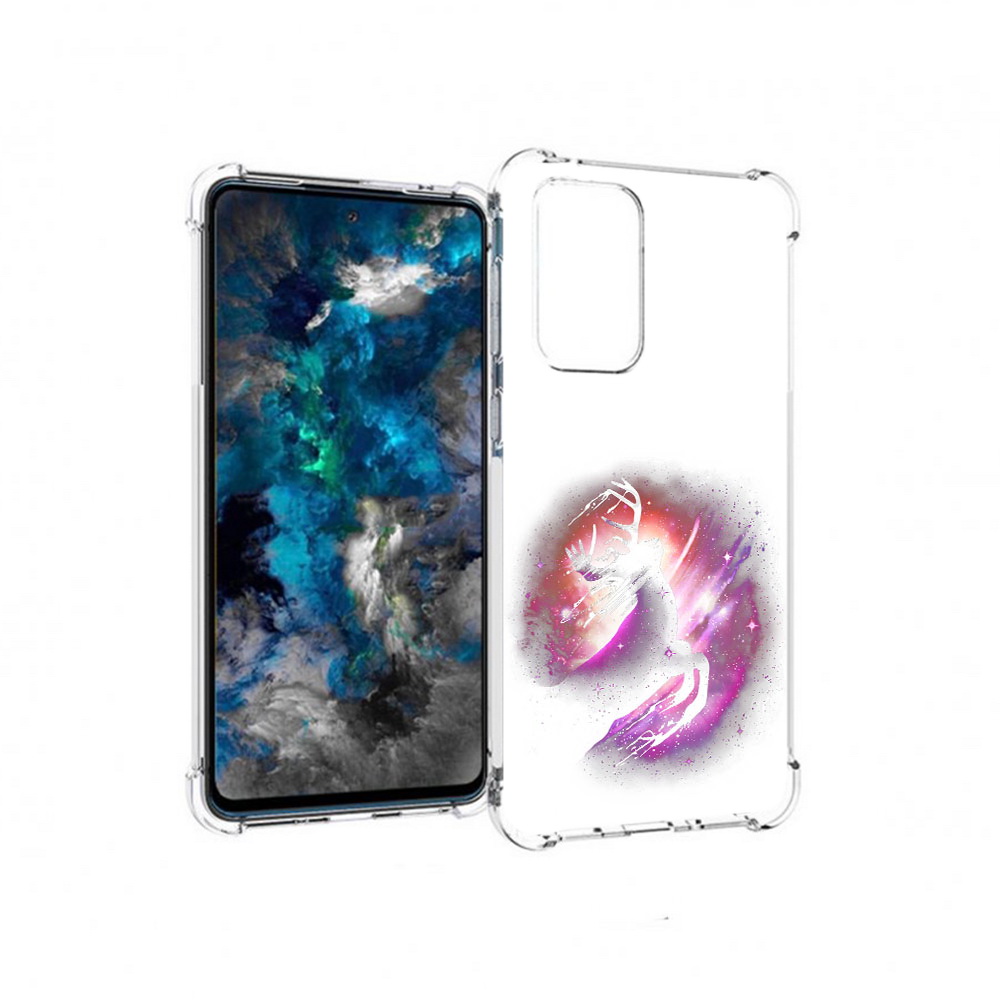 

Чехол MyPads Tocco для Samsung Galaxy A33 5G звездный олень, Прозрачный, Tocco