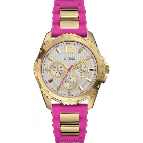 фото Наручные часы женские guess w0325l3 розовые/золотистые