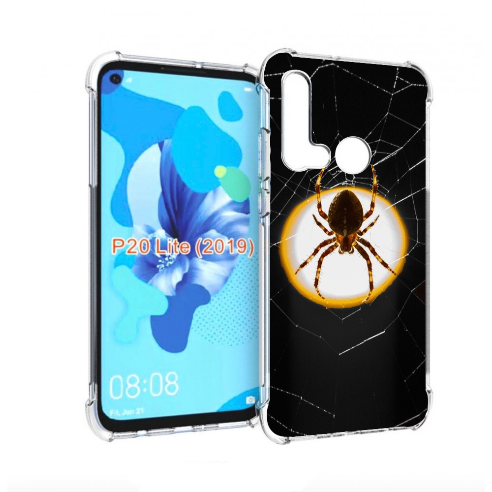 

Чехол бампер MyPads паук-с-паутинкой для Huawei P20 Lite (2019), Прозрачный, Tocco