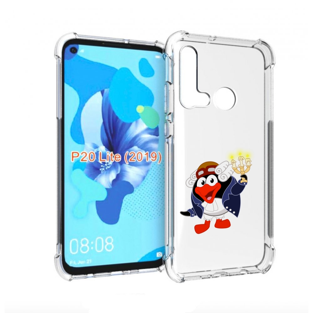 

Чехол бампер MyPads пин-графф для Huawei P20 Lite (2019), Прозрачный, Tocco