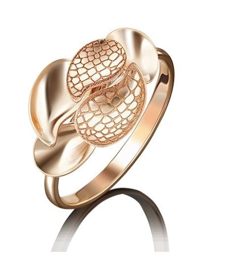 

Кольцо из красного золота р. , PLATINA jewelry 01-5078-00-000-1110-48, 01-5078-00-000-1110-48