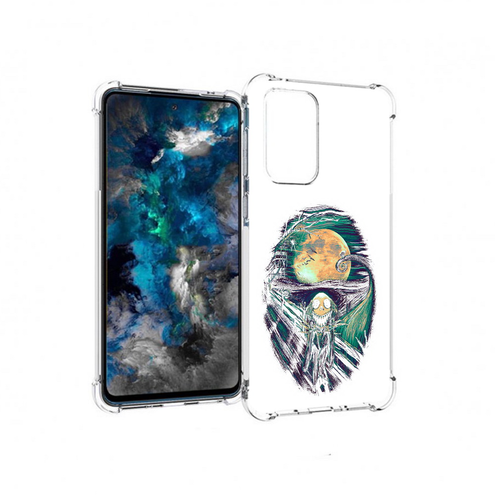 

Чехол MyPads Tocco для Samsung Galaxy A33 5G зубастое существо абстракция, Прозрачный, Tocco