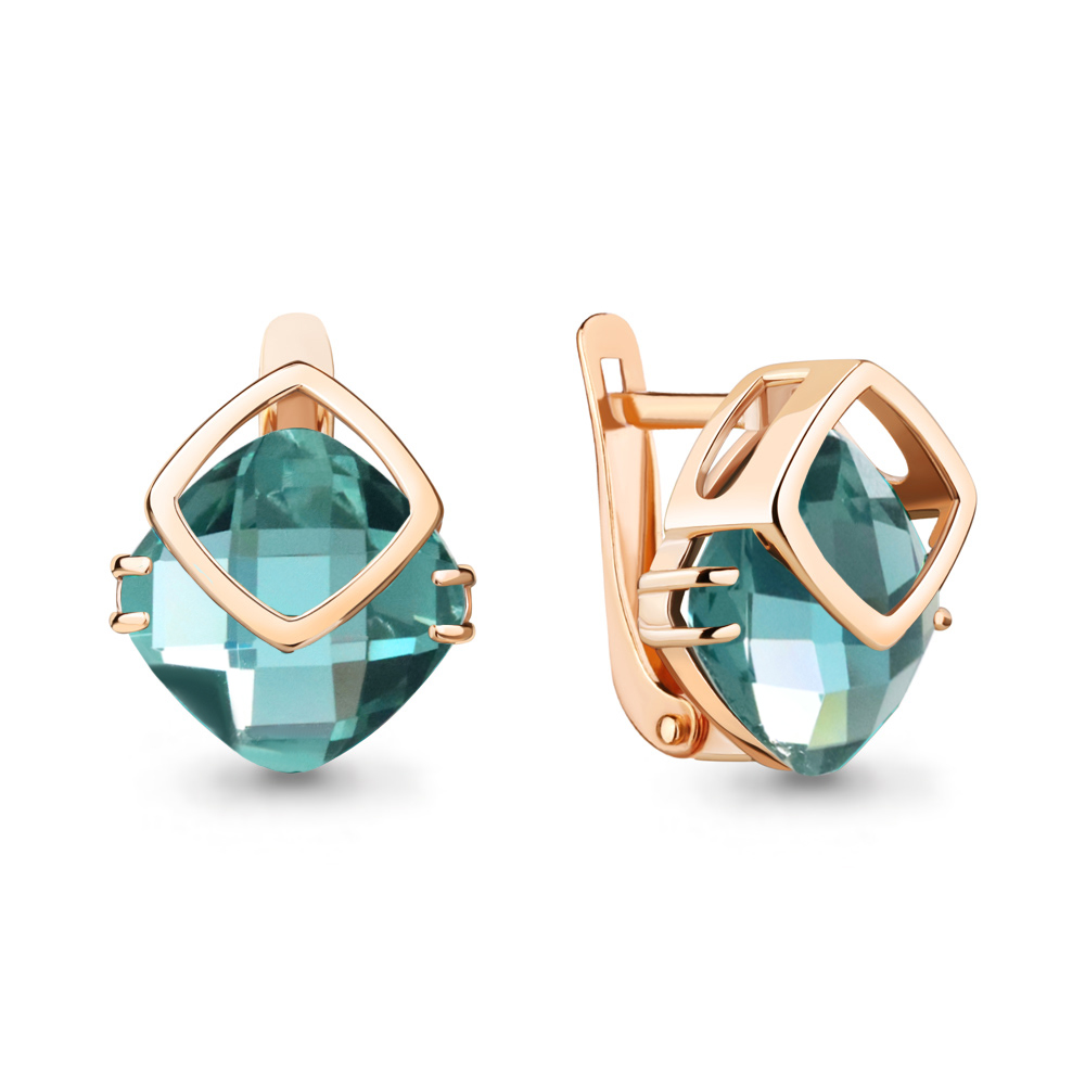 

Серьги из серебра с турмалином Aquamarine 4737088_925_з, 4737088_925_з