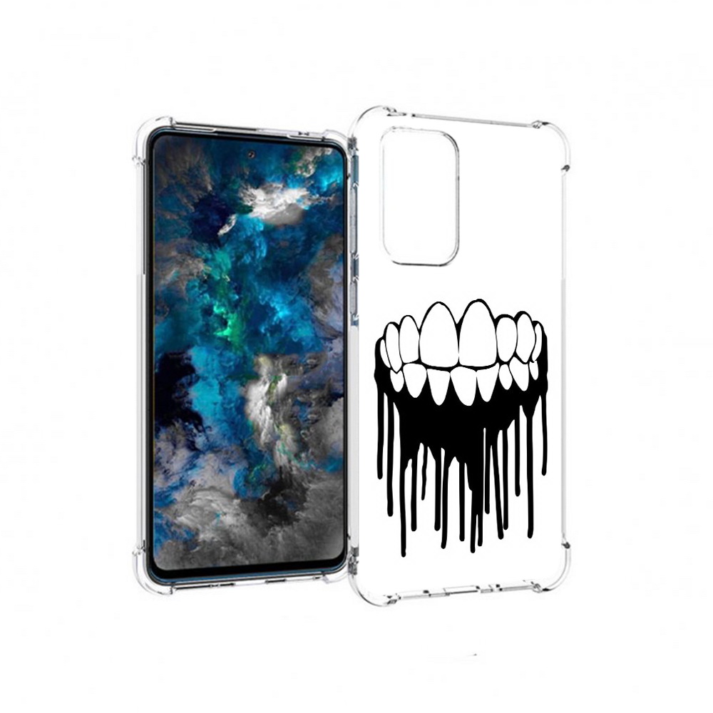

Чехол MyPads Tocco для Samsung Galaxy A33 5G зубы, Прозрачный, Tocco