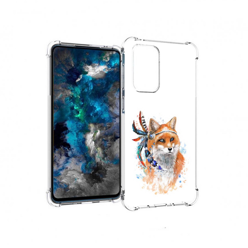 

Чехол MyPads Tocco для Samsung Galaxy A33 5G инду лиса, Прозрачный, Tocco