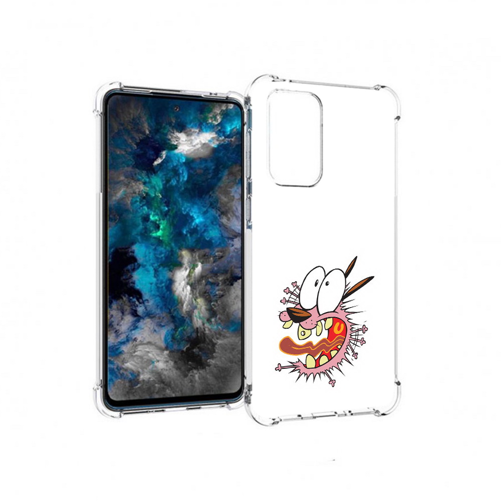 

Чехол MyPads Tocco для Samsung Galaxy A33 5G испуганный бобик, Прозрачный, Tocco