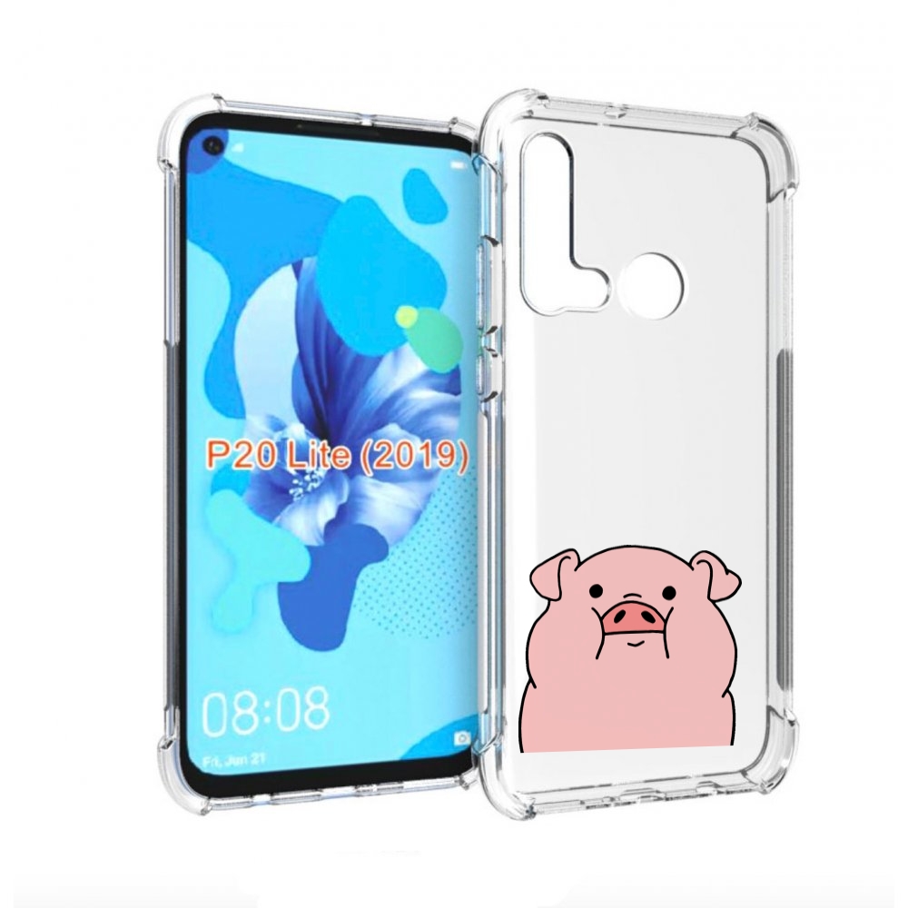 

Чехол бампер MyPads полная-свинья для Huawei P20 Lite (2019), Прозрачный, Tocco