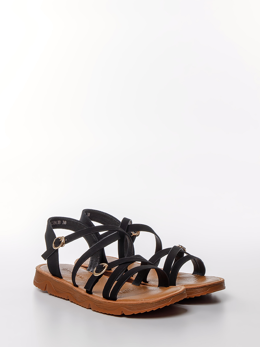 

Сандалии женские Color Me JL25863B черные 38 RU, Черный, JL25863B