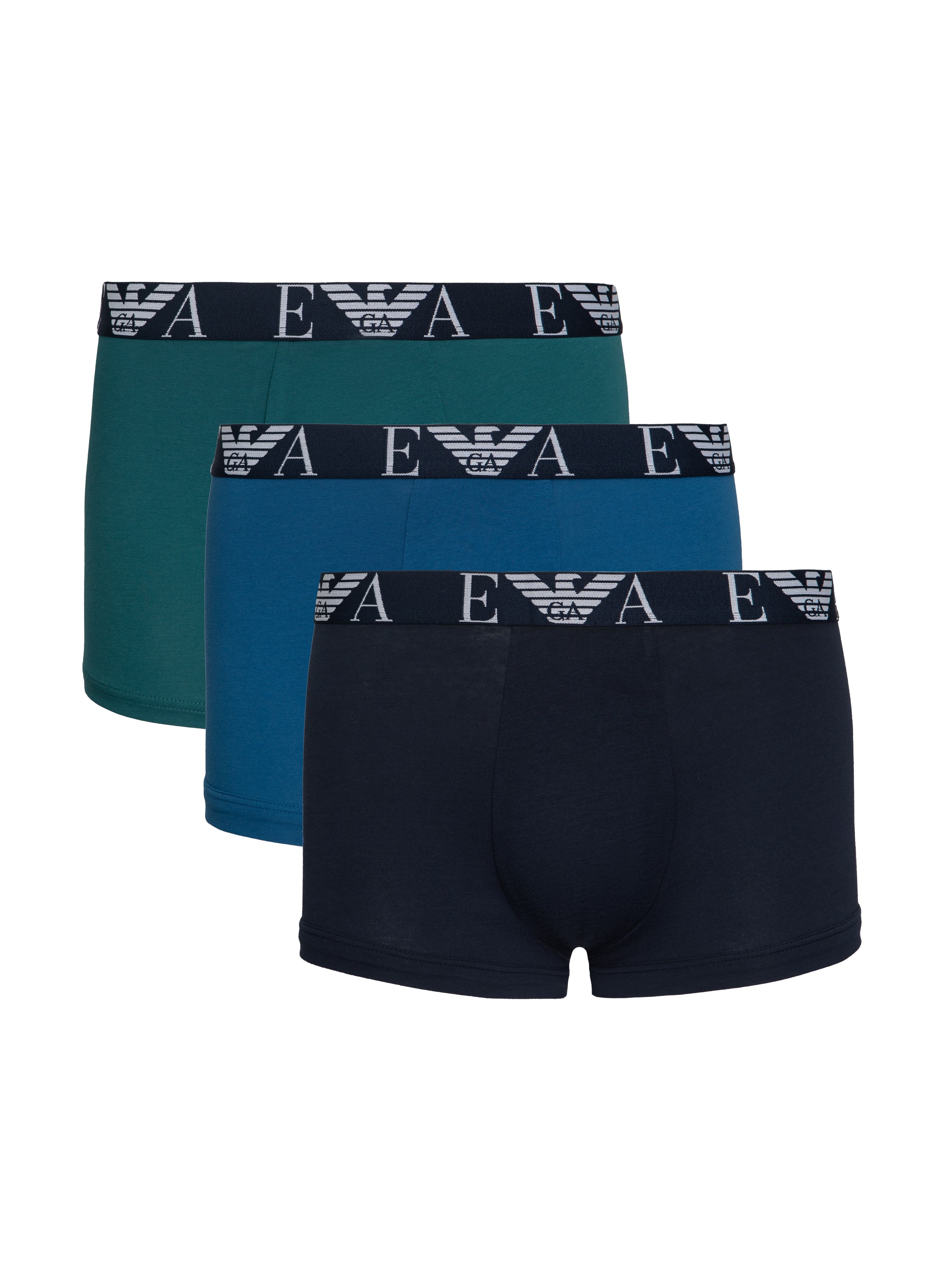 

Комплект трусов мужских EA Underwear 1113573R715 разноцветных 50 RU, Разноцветный, 1113573R715