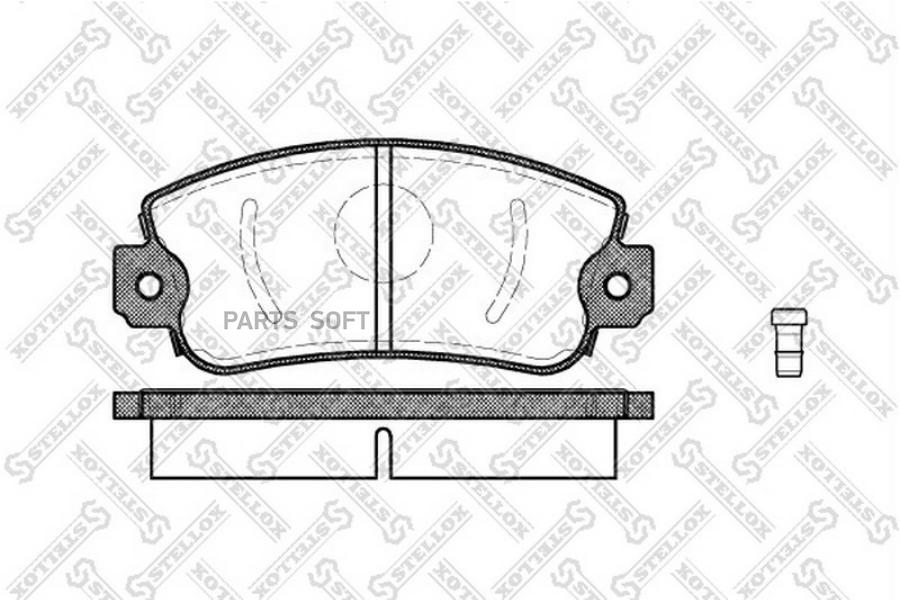 

Тормозные колодки Stellox 383002SX