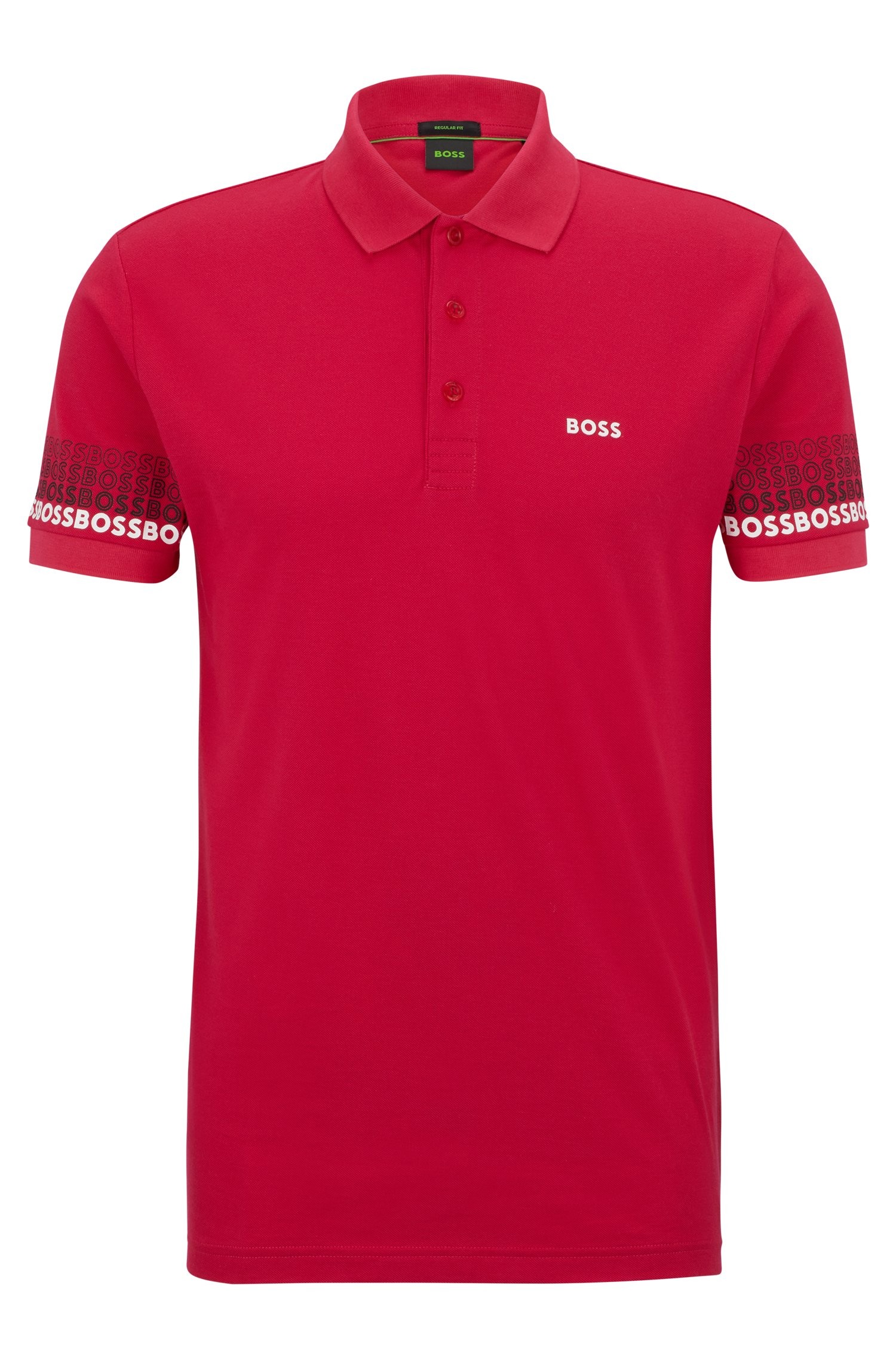 

Футболка мужская BOSS 50488293 красная 50 RU, Красный, 50488293