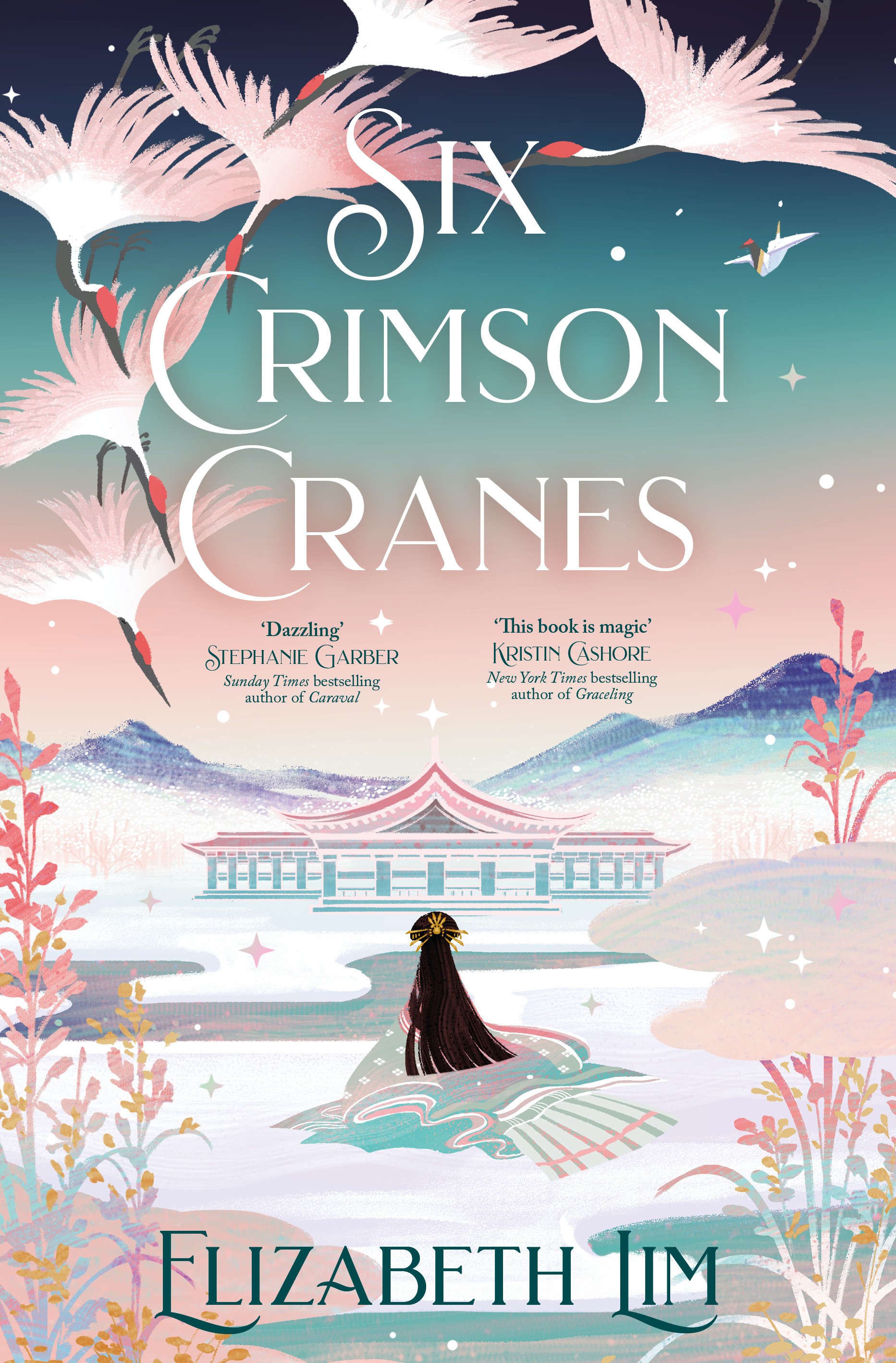 

Six Crimson Cranes